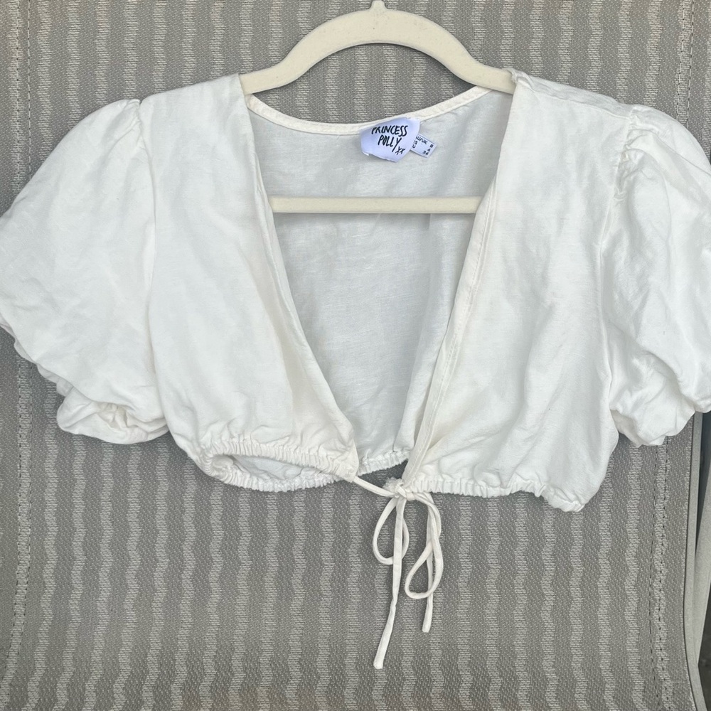 Princess Polly Cream Puff Sleeve Blouse